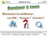 Présentation sur les CMS